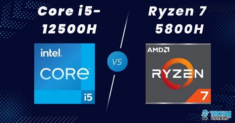 Core I5 12500h Vs Ryzen 7 5800h Productivity Test Tech4gamers