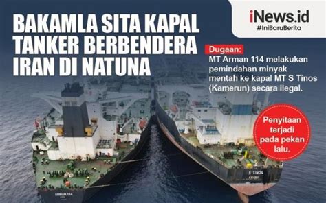 Infografis Indonesia Sita Kapal Tanker Berbendera Iran