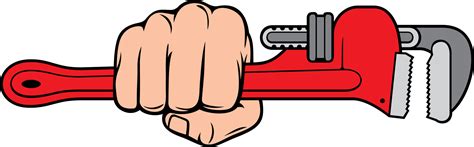 Hand Holding Plumber Pipe Wrench Png Illustration 8505837 Png