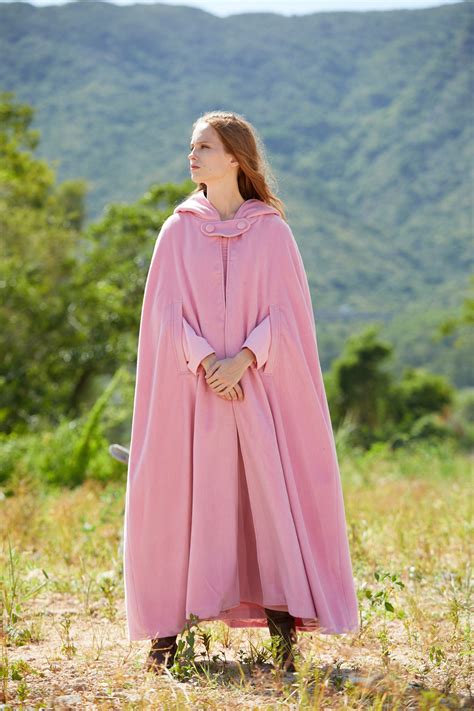 Maxi Hooded Wool Coat Cloak 100 Cashmere Maxi Cashmere Etsy