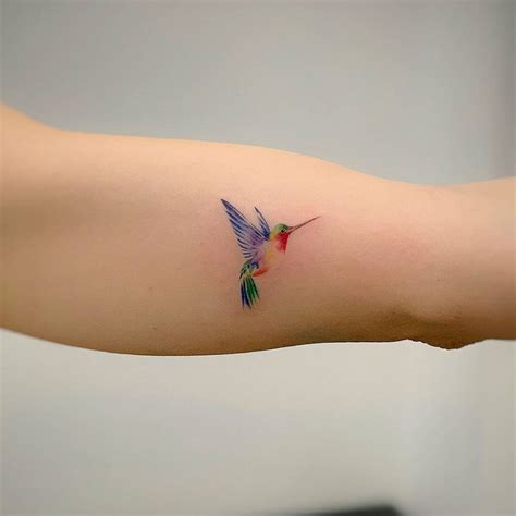 Aggregate More Than 72 Watercolor Hummingbird Tattoo In Coedo Vn