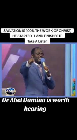 Salvation Is Hundred 100 The Work Of Christ Dr Abel Damina