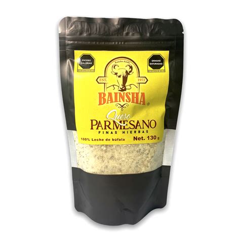 Queso Parmesano Finas Hierbas Grs Bainsha Tienda Hecho En Veracruz