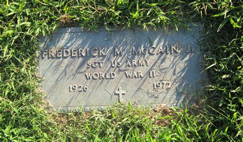 Frederick Melvin Mccain Jr Find A Grave Memorial