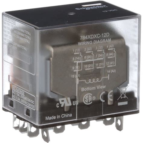 Schneider Electric Legacy Relays 784XDXC 12D Relay Power Ice Cube