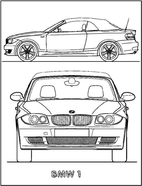 Dibujo Bmw Para Colorear Imprimir E Dibujar Coloringlib