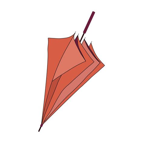 an orange umbrella 11917154 Vector Art at Vecteezy