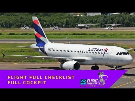 RFS Take Off Latam B777 300ER Full Checklist Real Flight Simulator