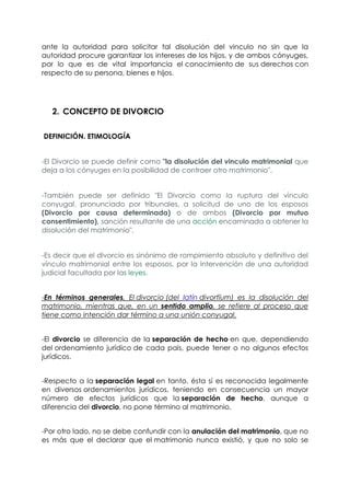 Divorcio Y Cesacion De Efectos Civiles En El Matrimonio Pdf