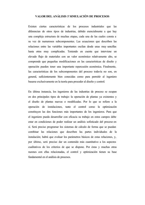 An Lisis Y Simulaci N De Procesos Himmelblau D Pdf