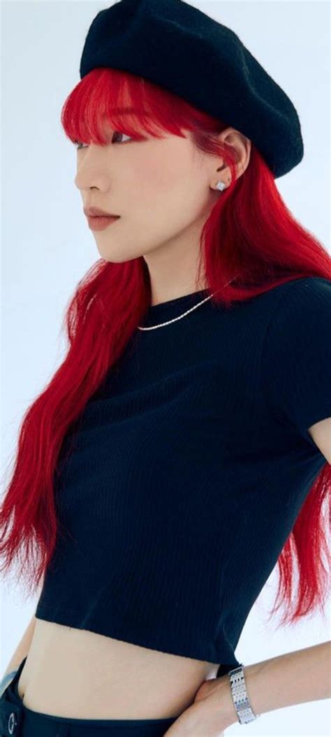 🌊bada Lee💙 Korean Hairstyle Red Hair Lee