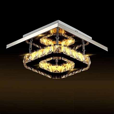 LED Modern Art Deco Crystal Chandelier Lighting Pendant Flushmount