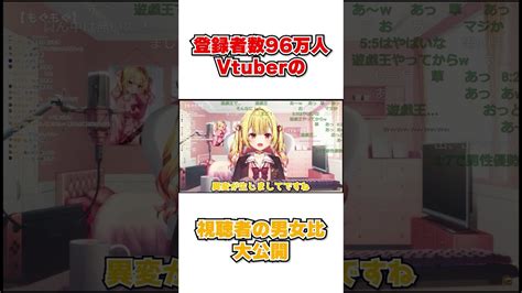 【新着】視聴者の男女比を大本営発表する星川サラ Shorts Vtuber切り抜き Vtuber にじさんじ にじさんじ切り抜き 星川サラ