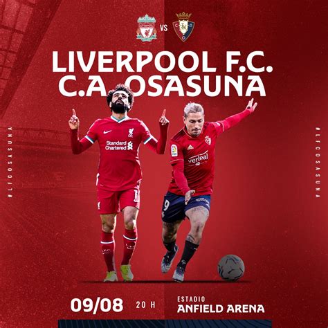 Osasuna Will Play Against Liverpool In Anfield Stadium Ca Osasuna Web