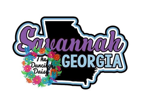 Svg Digital File Savannah Georgia Travel Die Cut Etsy