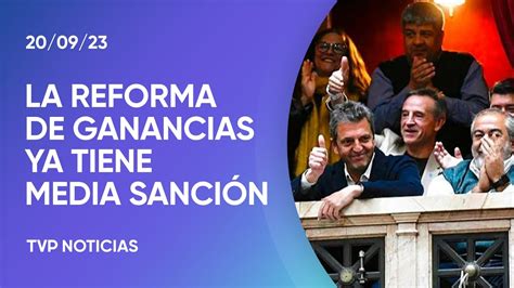 Diputados aprobó la reforma del Impuesto a las Ganancias YouTube