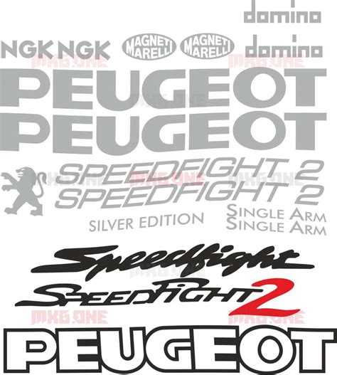 Peugeot Speedfight Stickers Set Mxg One Best Moto Decals