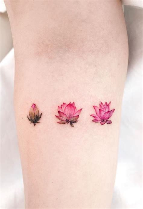 Tatouage Fleur De Lotus Minimaliste Photos Et Inspirations