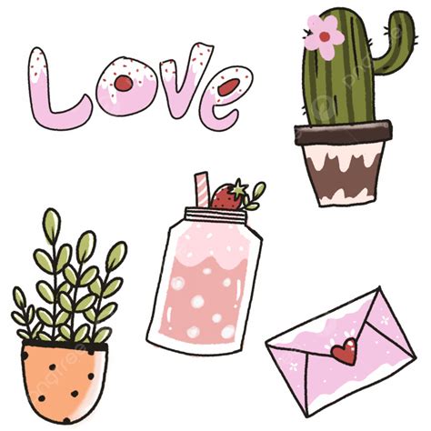 Hand Drawing Cute Stickers, Hand Clipart, Cute Clipart, Drawing Clipart ...