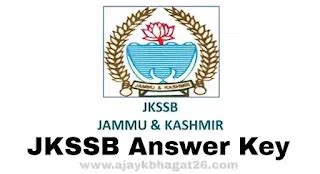 Jkssb Je Civil Jal Shakti Answer Key Pdf