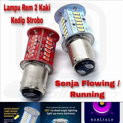 Jual Lampu Rem Mobil Strobo Led Bayonet Silica Super Bright Di