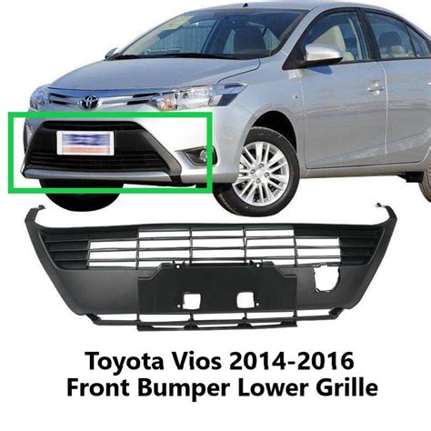 Toyota Vios 2014 2015 2016 Ncp150 Front Bumper Lower Grille Bumper