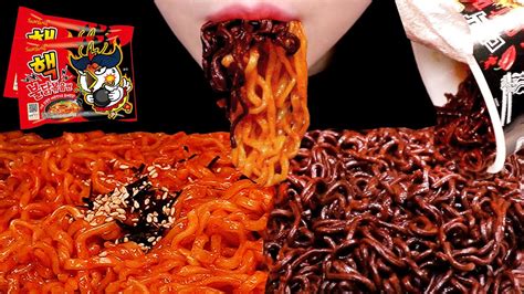 Asmr Vs Nuclear Fired Ghost Pepper Noodles Eating