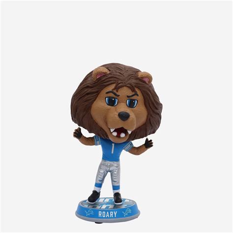 Detroit Lions FOCO Mini Bigheads Roary Bobblehead - 196816579400