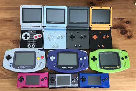 My current collection of GBA handhelds! : Gameboy