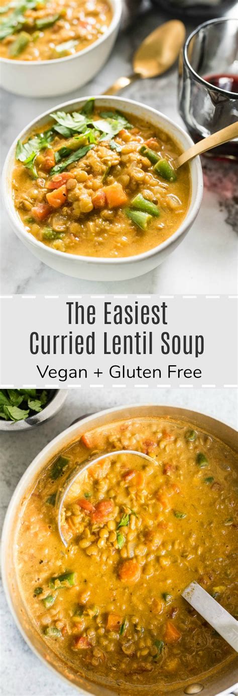 The Easiest Curried Lentil Soup