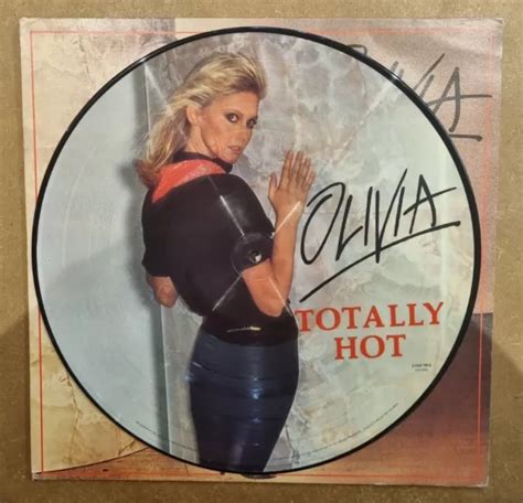 OLIVIA NEWTON JOHN LP Totally Hot 1978 Picture Disc Pic Sleeve Grease