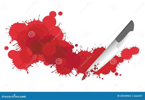 Blood And Knife Stock Photography - Image: 28769902