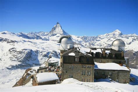 Gornergrat Observatory stock image. Image of gornergrat - 25577005