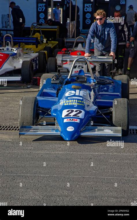 LE CASTELLET, FRANCE, April 9, 2023 : Mechanic and a F3 car during the ...