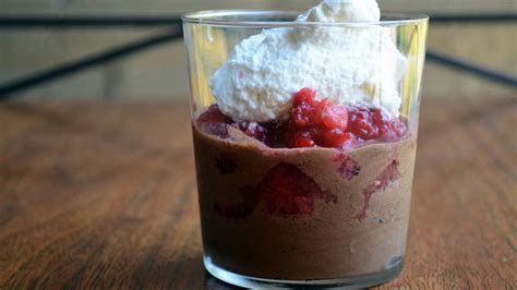 Raspberry Dark Chocolate Mousse From Homegrown