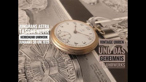 Vintage Uhren Junghans Astra Taschenuhr Herrenuhr Uhrwerk Junhans