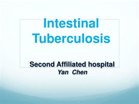 PPT - Intestinal Tuberculosis PowerPoint Presentation, free download ...