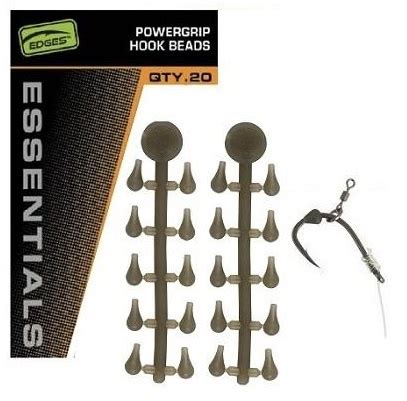 Fox Edges Naturals Powergrip Hook Beads Hareco Hengelsport