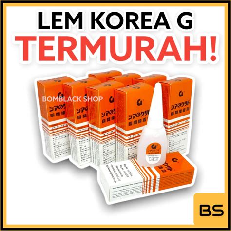 Jual Lem G Korea Kualitas Super Perekat Power Glue Lem Super Besi Lem