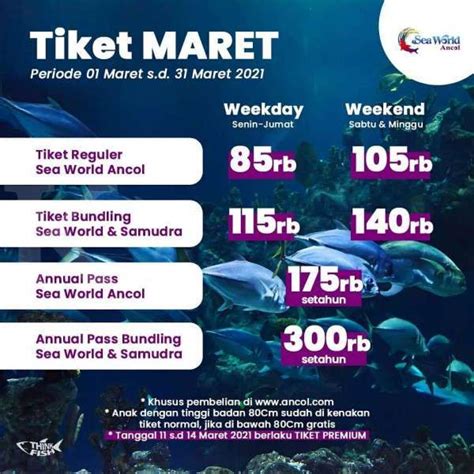 Harga Tiket Terusan Seaworld Dan Ocean Dream Dikbud