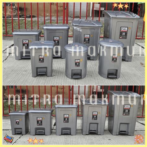 Jual Tempat Sampah Injak 5 10 15 20 25 Liter SHINPO Tong Sampah Injek