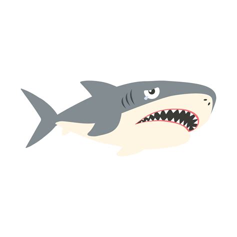 Sad Cartoon Shark