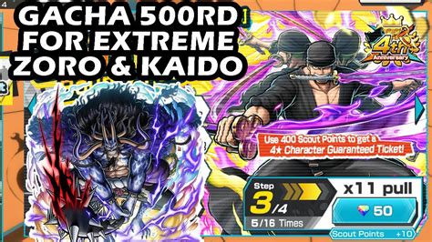 Gacha Rd For Extreme Zoro Kaido Hybrid My Lucky Is Back One