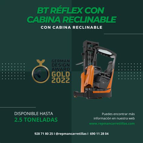 Bt R Flex Con Cabina Reclinable Repman Carretillas S L