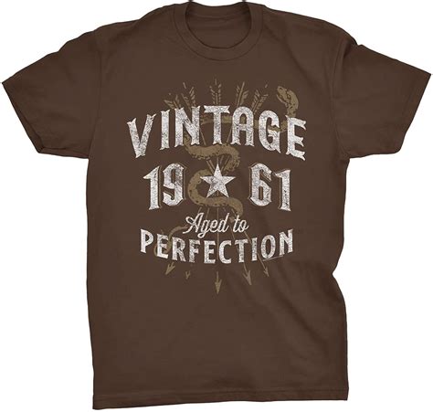 Vintage 1961 Aged To Perfection 60th Birthday T