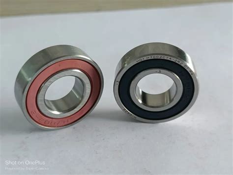 Stainless Steel Angular Contact Ceramic Bearing 7002 Bore Size 20 Mm