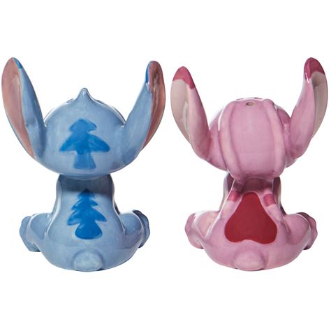 Walt Disney Lilo Stitch Angel Stitch Ceramic Salt Pepper Shakers