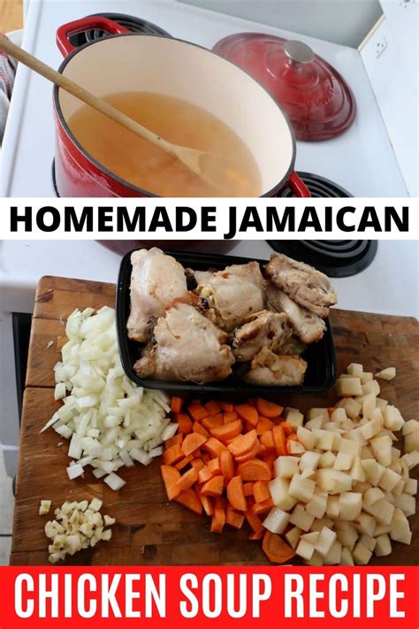 Easy Homemade Jamaican Chicken Soup With Dumplings Recipe