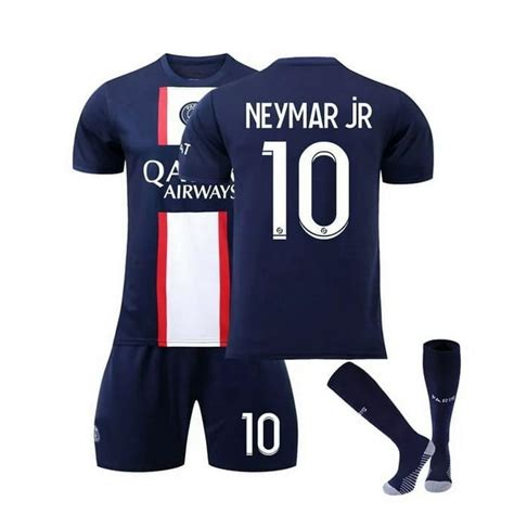 Neymar Jr 2022 2023 Paris Saint Germain Soccer Jersey Activewear For