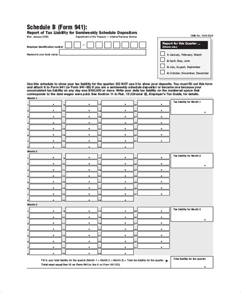 Form Schedule B Alli Luella